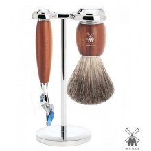 Set  da barba Mühle Fusion legno di susino