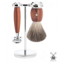 Mühle Shaving set DE plum...