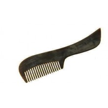 Moustache small Real Horn Comb