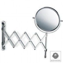 Specchio Decor Walther da parete a pantografo bifacciale 5X