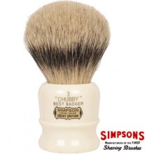 Simpsons Chubby CH3 Best Badger Shaving Brush