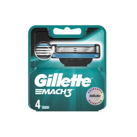 Confezione da 4 Lame Gillette Mach3