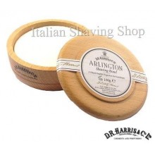 Ciotola legno D.R. Harris con sapone da barba Arlington