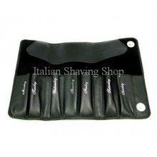 Leather Pouch for 7 Straight Razors