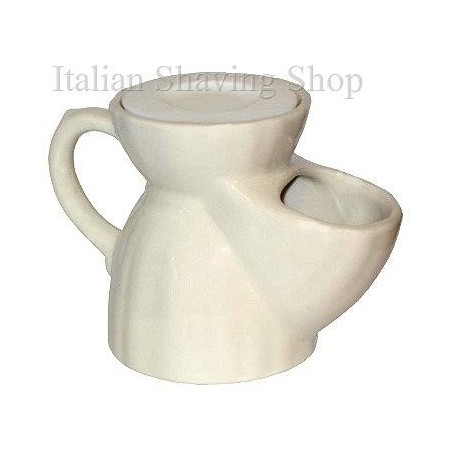 Brocca da barba old England in ceramica bianca Brocca da barba old England in ceramica bianca