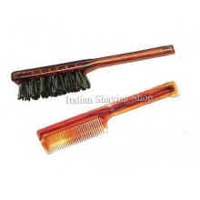 Moustache small Comb and Brush